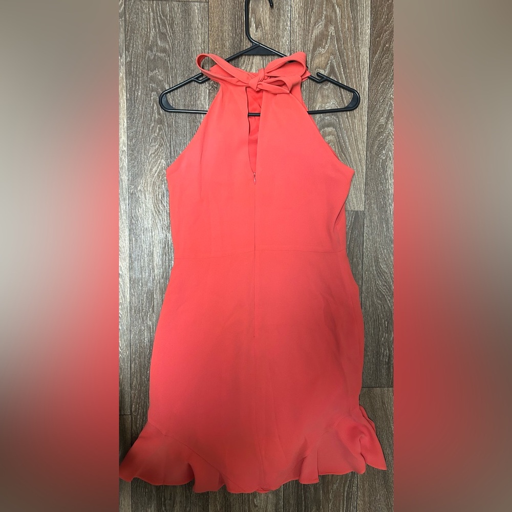 Shoshanna Coral Halter Mini Dress - Picture 5 of 8